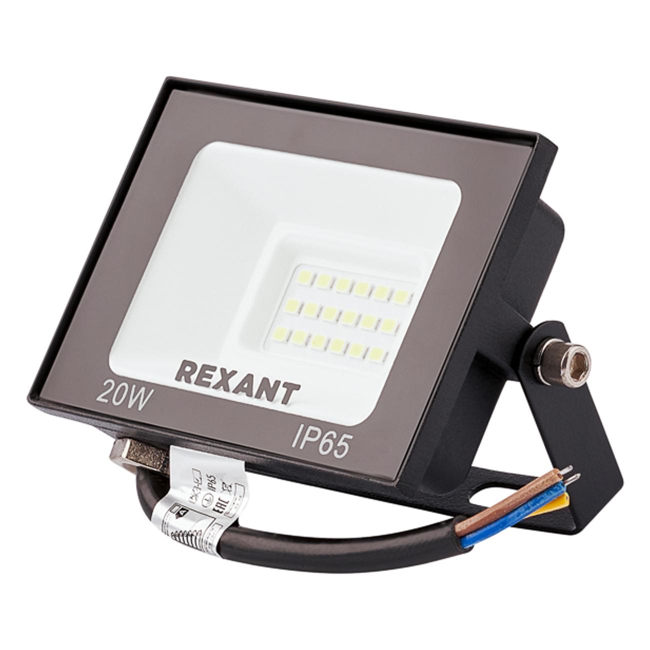 Прожектор Rexant 20 Вт 1600 Лм 4000 K IP65 (605-029)