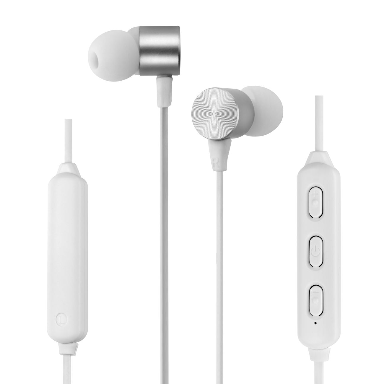 Наушники внутриканальные Bluetooth ELFY EPA-OVERALL-WH-M
