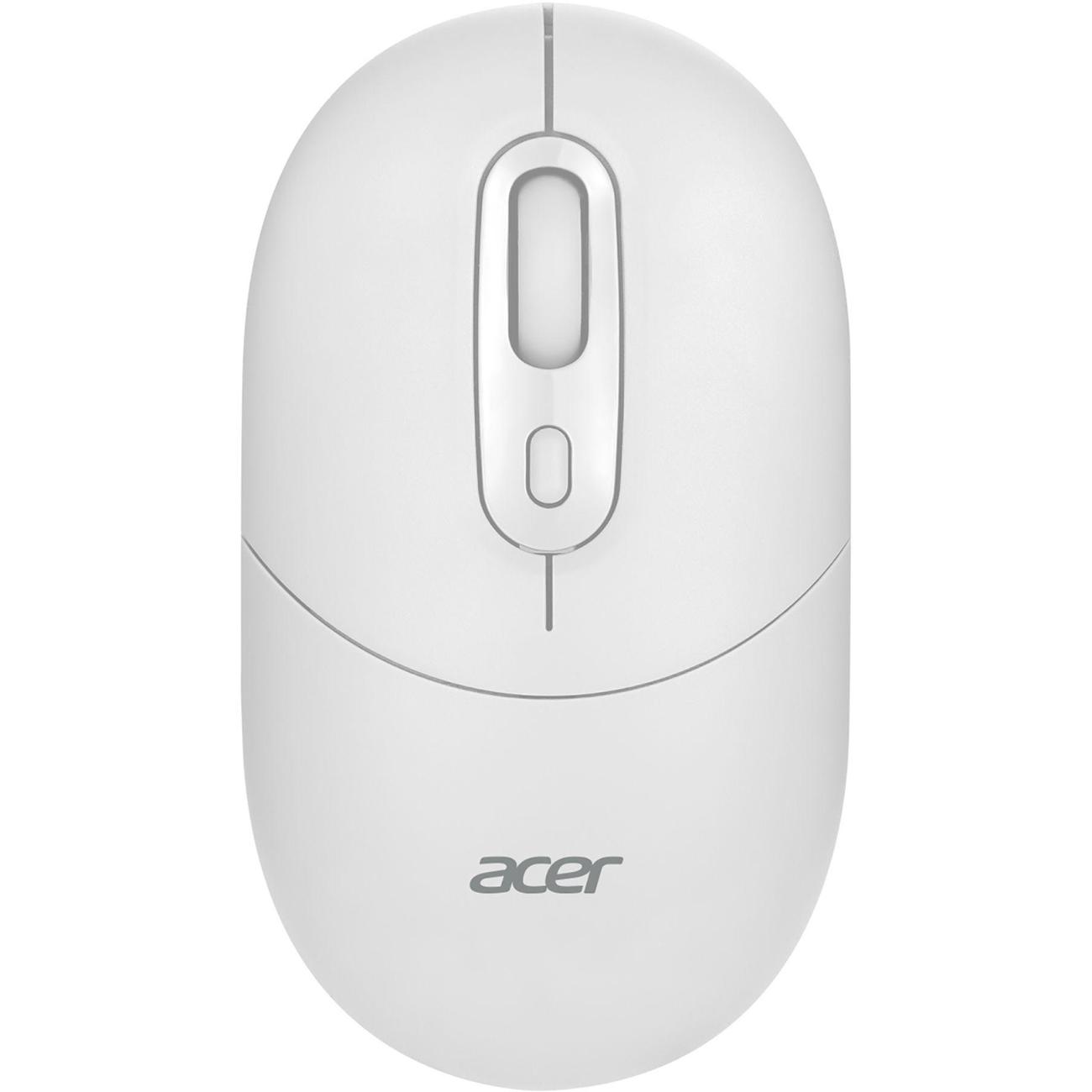 Мышь беспроводная Acer OMR301 белый ZL.MCECC.01U