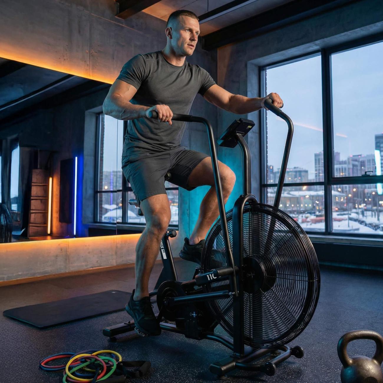 Велотренажер UnixFit Techno AirBike