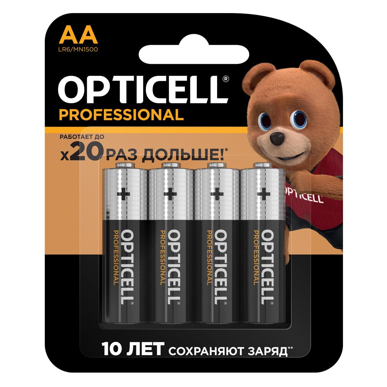 Батарея Opticell AA 4 шт 5052001