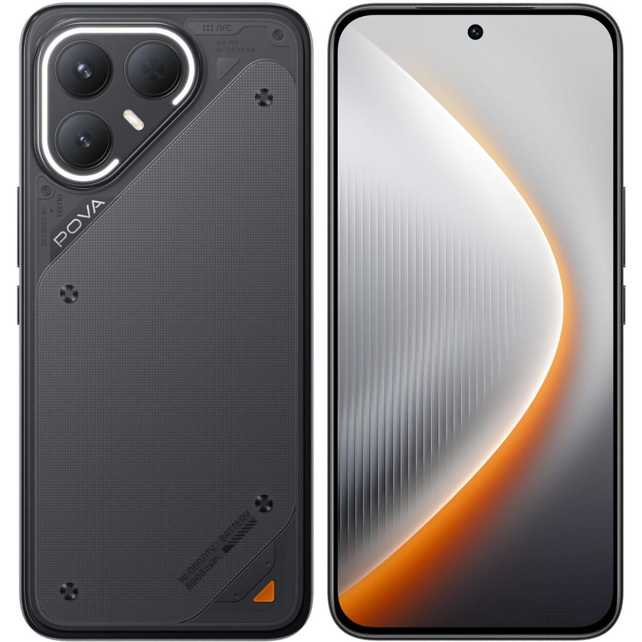 Смартфон Tecno POVA 7 Pro 5G 8/256GB черный