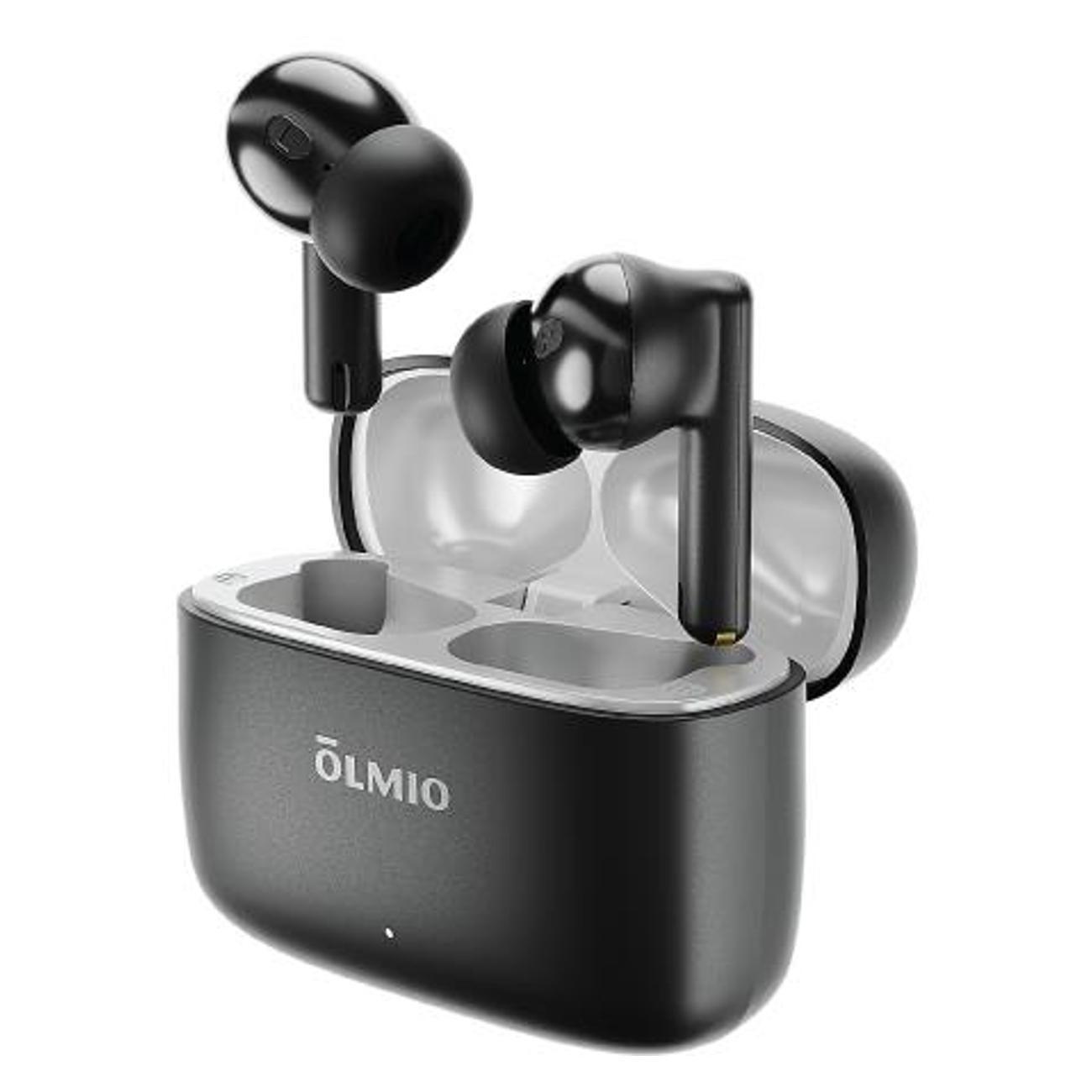 Наушники внутриканальные Bluetooth Olmio OLM-TWE-15-BLACK