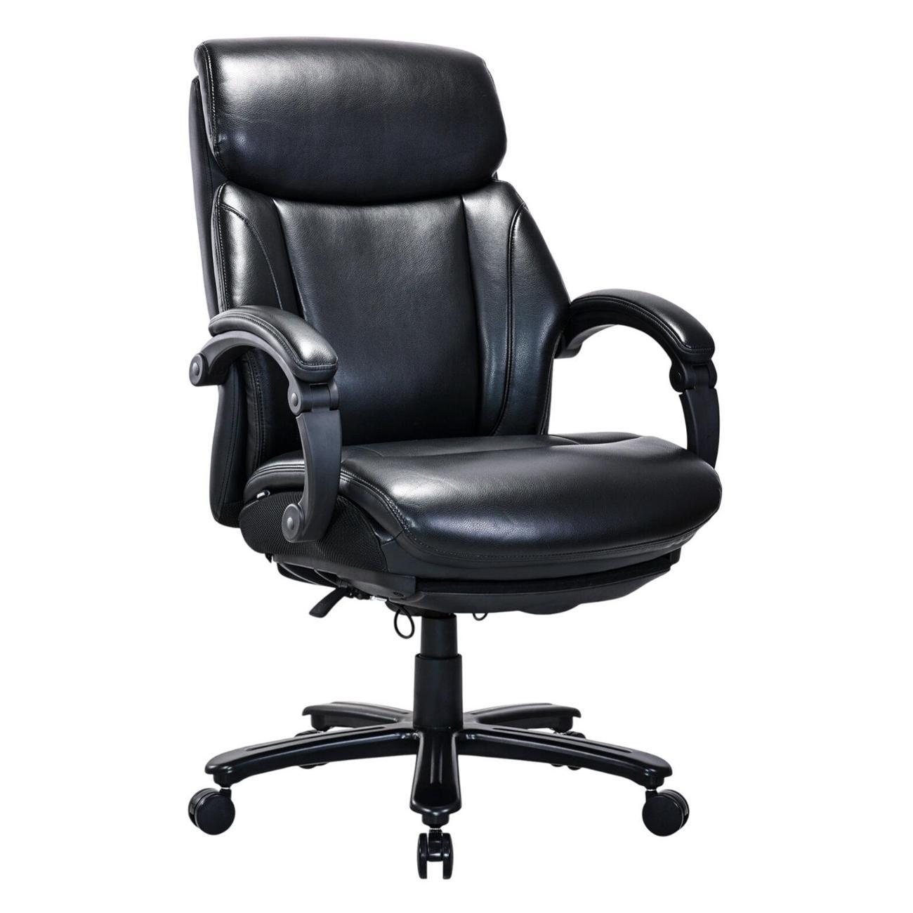 Кресло руководителя HAWASAN HD-010, экокожа, черное
