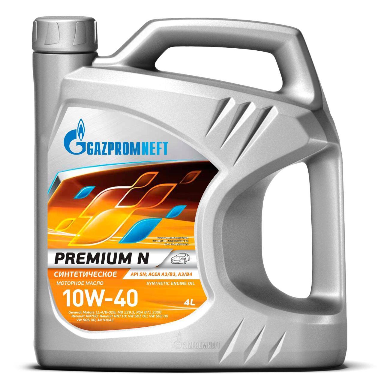 Масло моторное Gazpromneft Premium N 5W-40