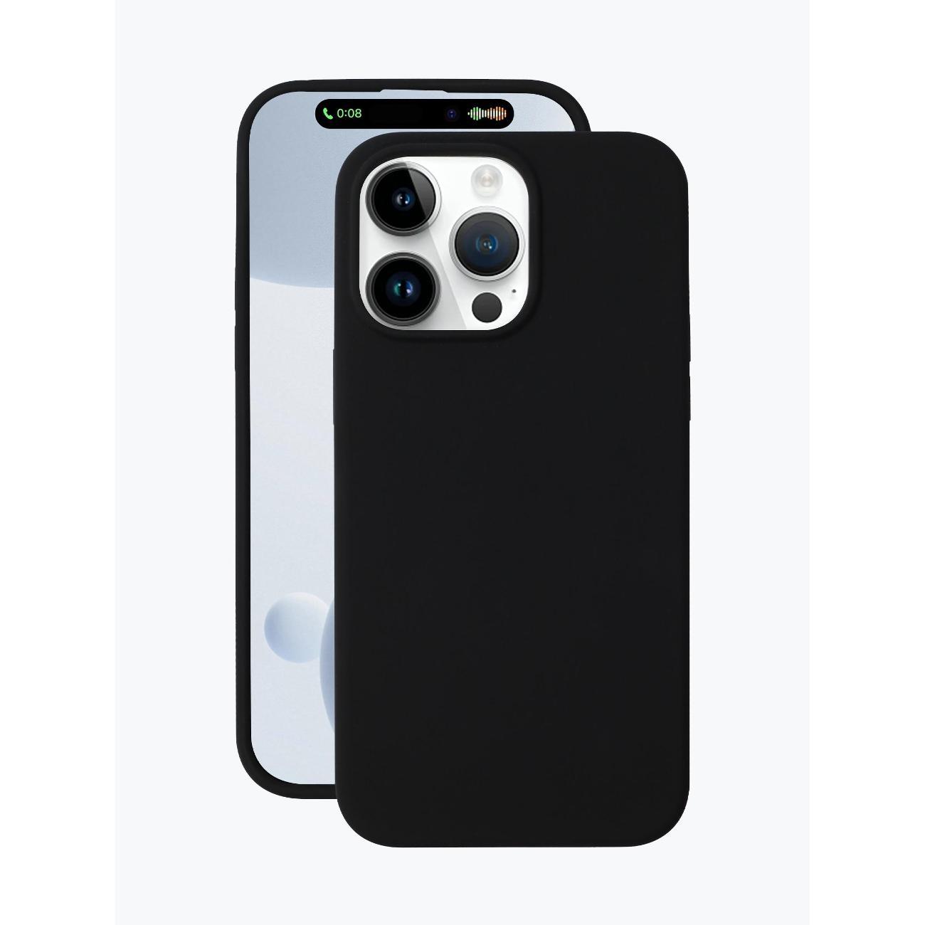 Чехол для смартфона, телефона Deppa Liquid Silicone Case Pro 15 Pro черный