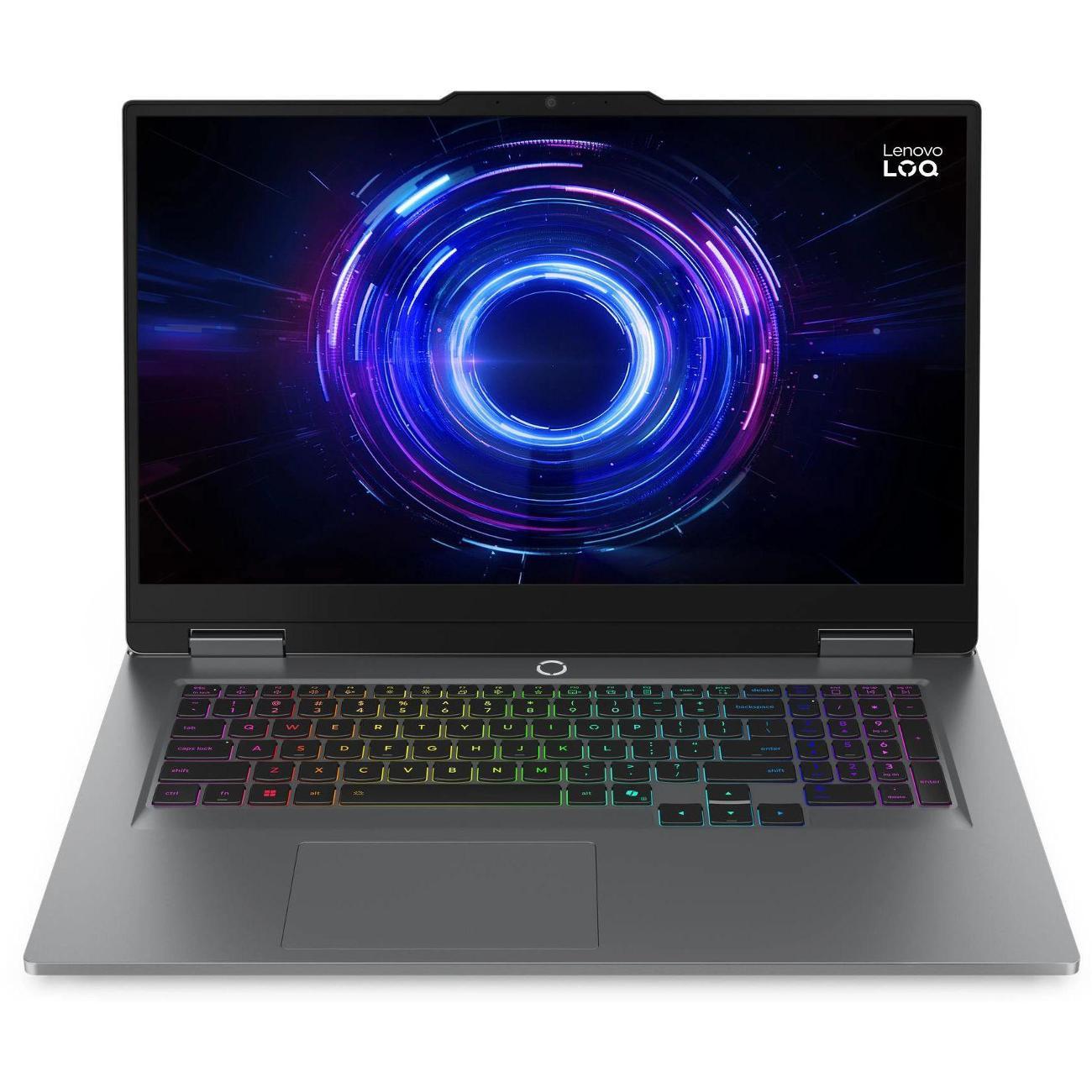 Ноутбук Lenovo LOQ 17IRX10 Core i5 13450HX 16Gb/512Gb NVIDIA GeForce RTX5050 8Gb IPS FHD (1920x1080) без ОС grey WiFi BT Cam (83JH0089RK)