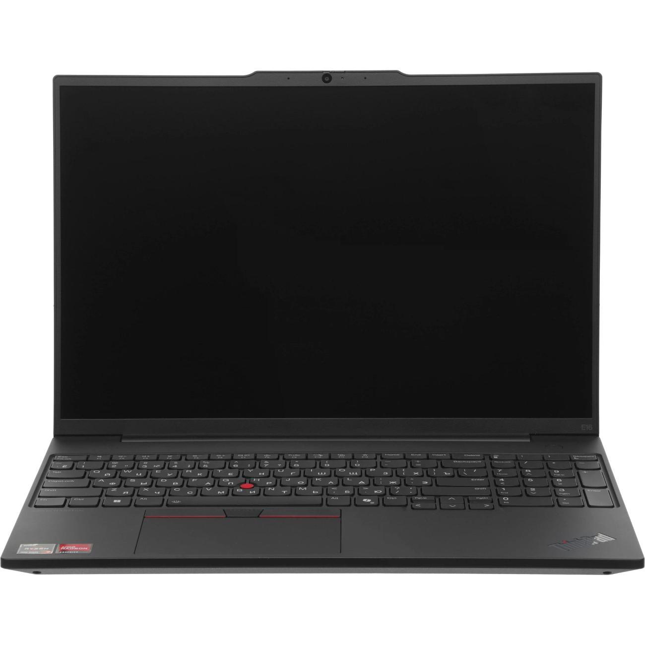 Ноутбук Lenovo ThinkPad E16 G2 Ryzen 7 7735U 16Gb/512Gb AMD Radeon 680M IPS WUXGA (1920x1200) без ОС black WiFi BT Cam (21M6S1F000)
