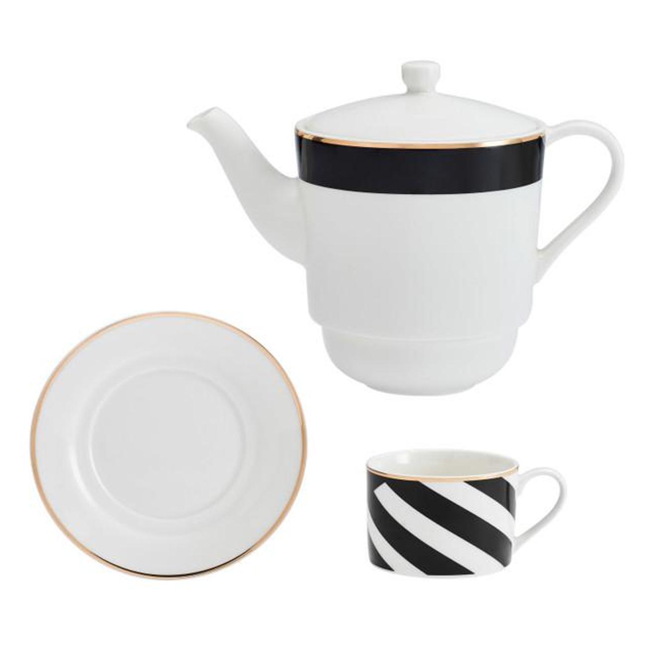 Чайный сервиз Kitchen Craft FOR ONE Mikasa Luxe Deco