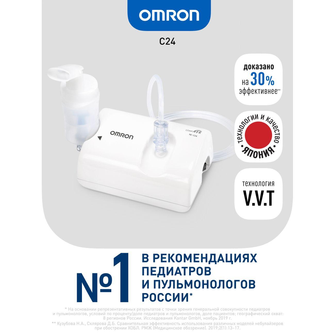 Ингалятор небулайзер OMRON C24 NE-C801S-RU
