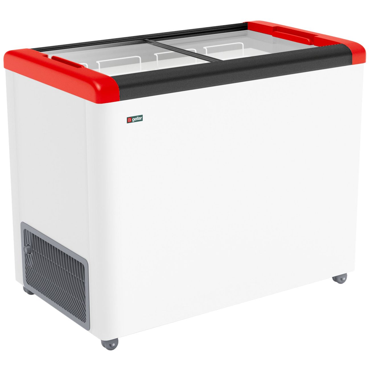 Морозильный ларь Gellar FG 350 C красный