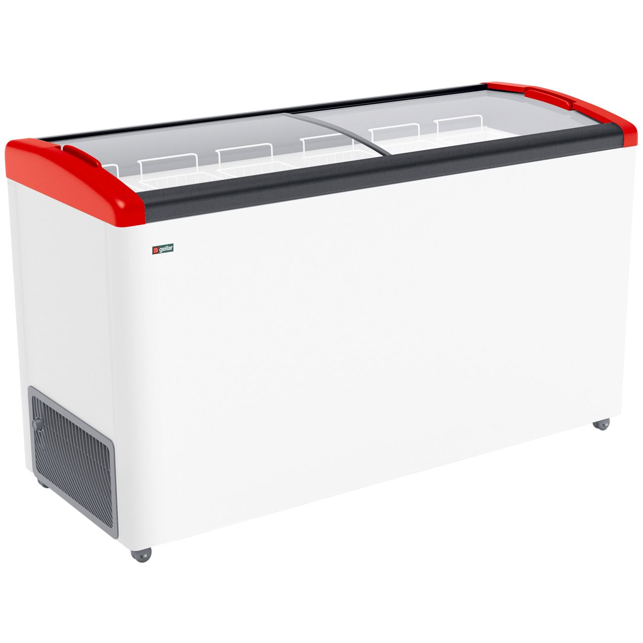Морозильный ларь Gellar FG 575 E красный