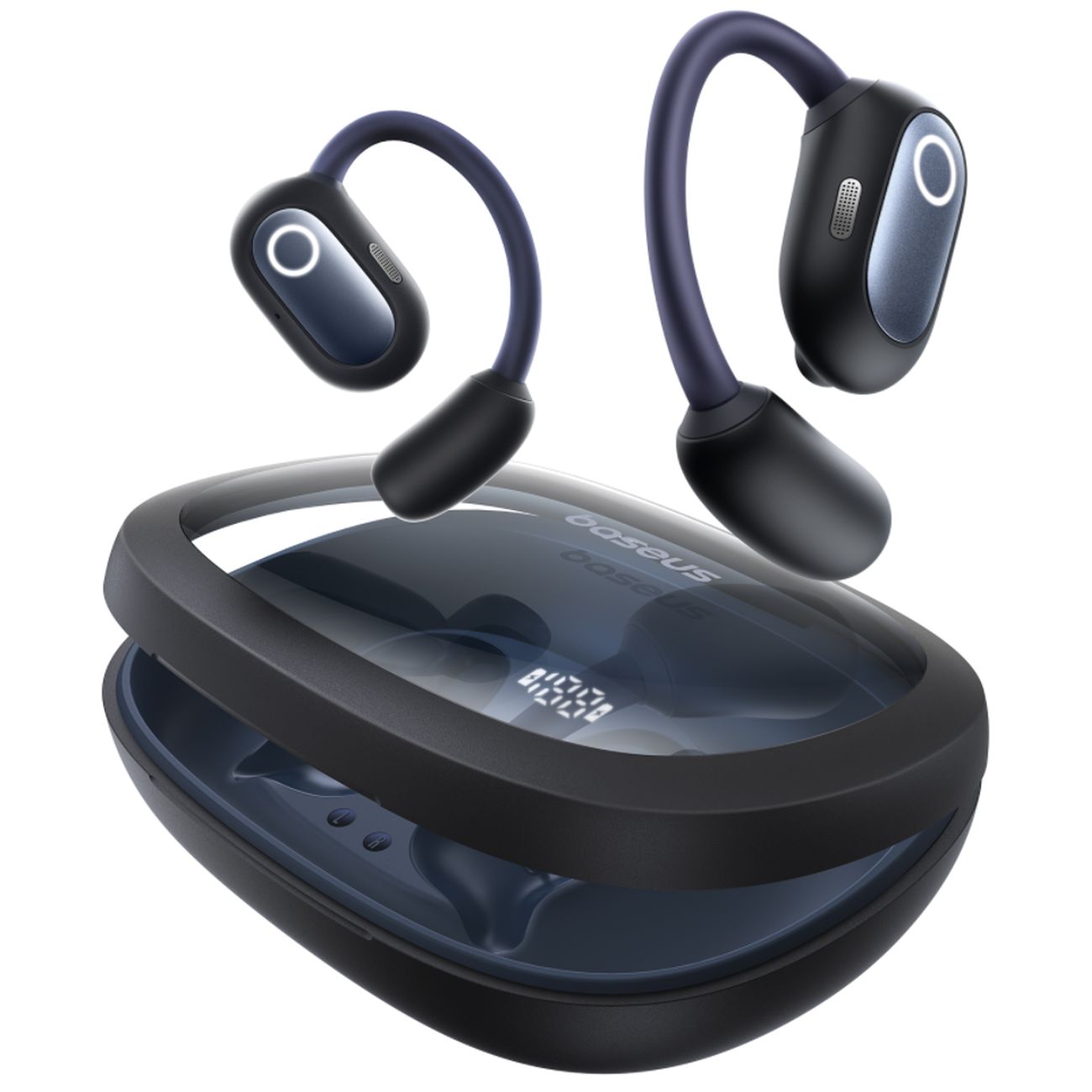 Спортивные наушники Bluetooth Baseus Eli Fit Open-Ear True Wireless Cosmic Black