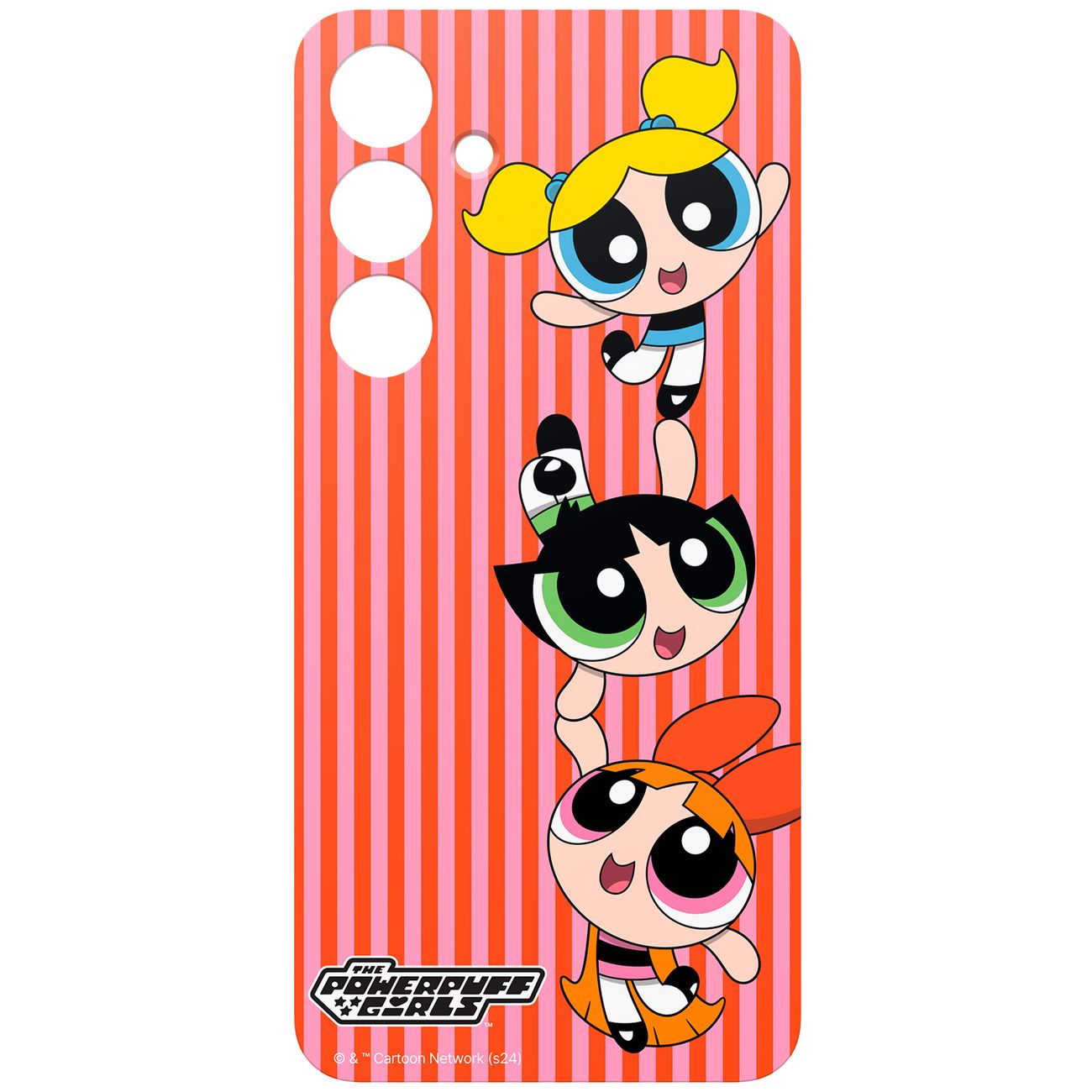 Чехол Samsung Flipsuit Card S24 FE Slash, красный, Powerpuff Girls