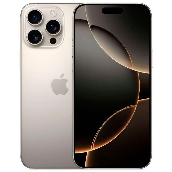 Восстановленный смартфон Apple iPhone 16 Pro Max 256GB nanoSim/eSim серый титан, отличный (без RuStore)