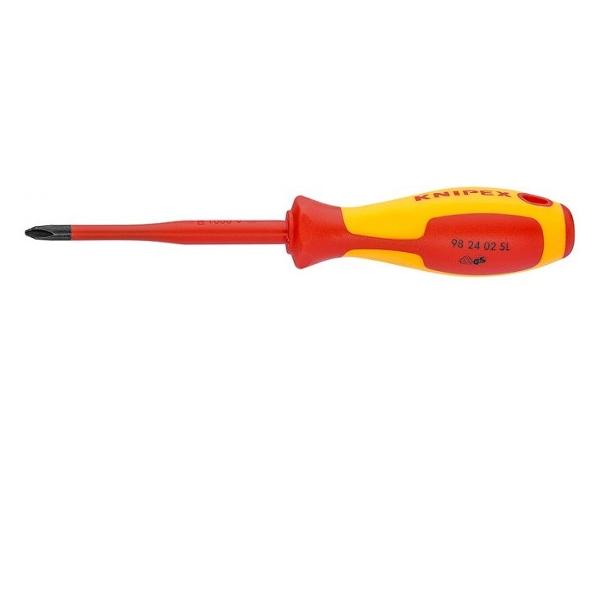 Отвёртка Knipex Phillips крестовая тонкая (KN-982402SL)