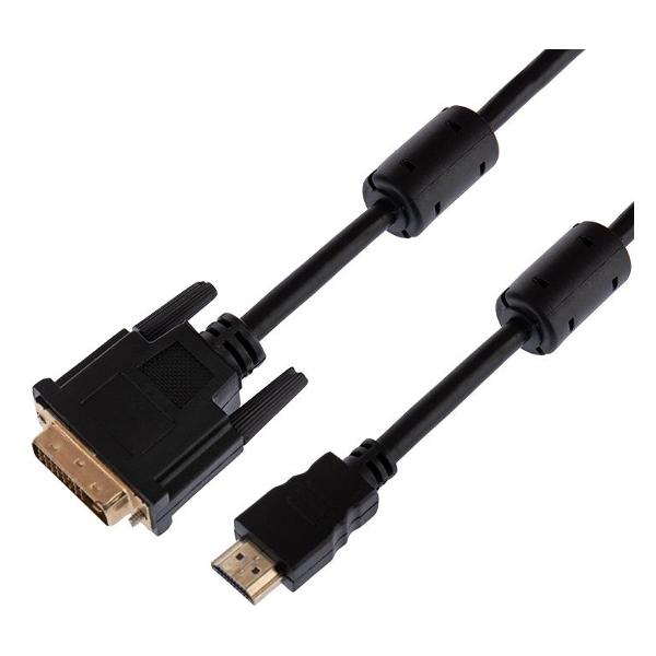 Кабель цифровой Rexant HDMI - DVI-D Gold 7 м (17-6307)