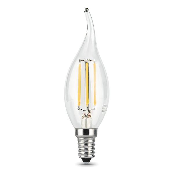 Лампочка Gauss Filament Свеча на ветру 7W 580lm 4100К Е14 LED (10 шт.)