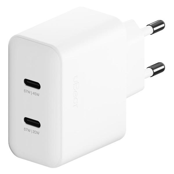 Сетевое зарядное устройство uBear WC15WH67-2C