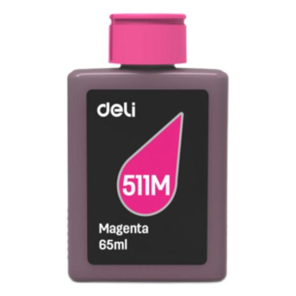 Чернила для принтера DELI 511M-EA1 пурпурный 65 мл