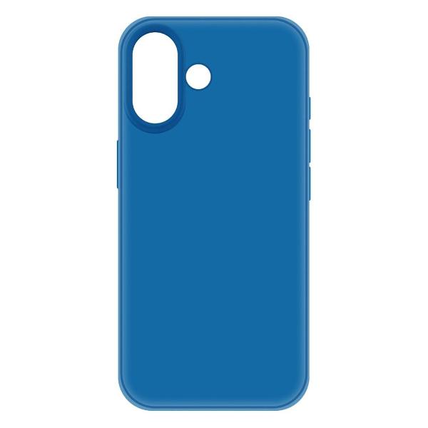 Чехол Krutoff для Apple iPhone 16, синий