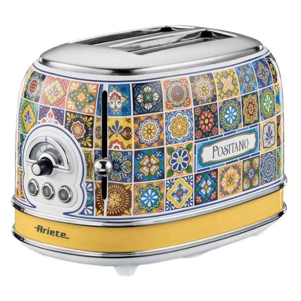 Тостер Ariete Vintage 155 жедтый синий