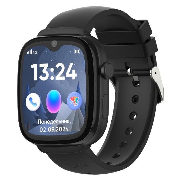 Часы с GPS трекером Elari KidGram Watch 4G черный