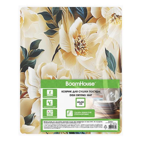 Коврик BoomHouse NANO 40х50см ЦВЕТЫ