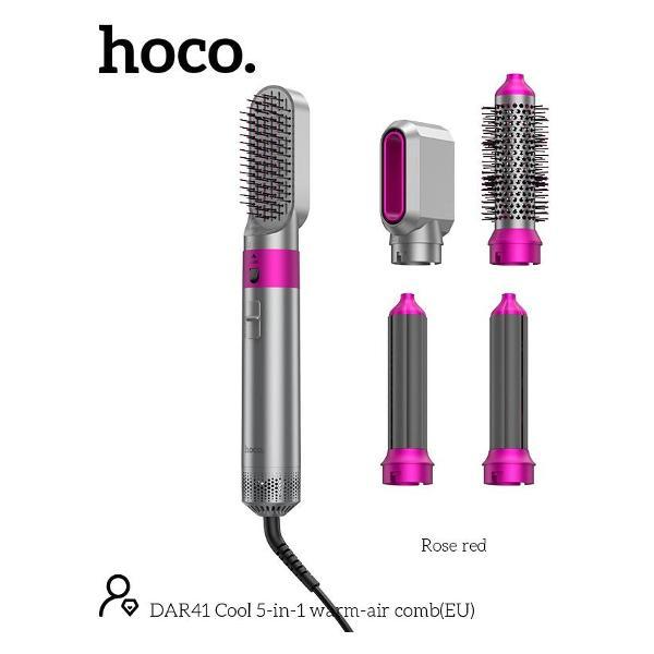 Мультистайлер Hoco Dar41 Silver розовый