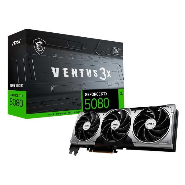 Видеокарта MSI GeForce RTX 5080 16G VENTUS 3X OC