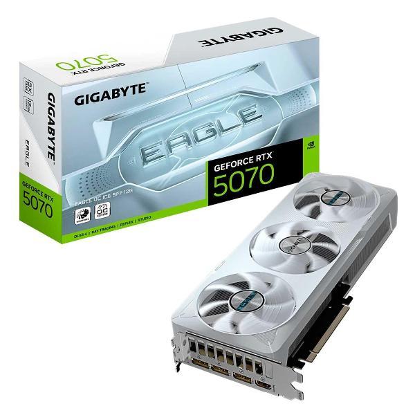 Видеокарта GIGABYTE GeForce RTX 5070 EAGLE OC ледяной 12GB