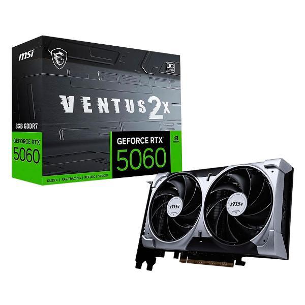 Видеокарта MSI GeForce RTX 5060 8G VENTUS 2X OC