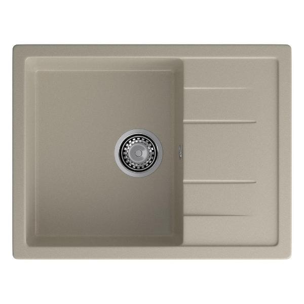 Раковина для кухни Granfest QUADRO 650L, топаз