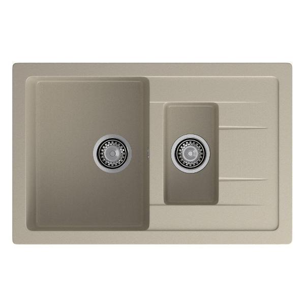 Раковина для кухни Granfest QUADRO 775KL, топаз