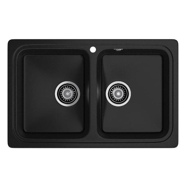 Раковина для кухни Granfest STANDART 780K, черный