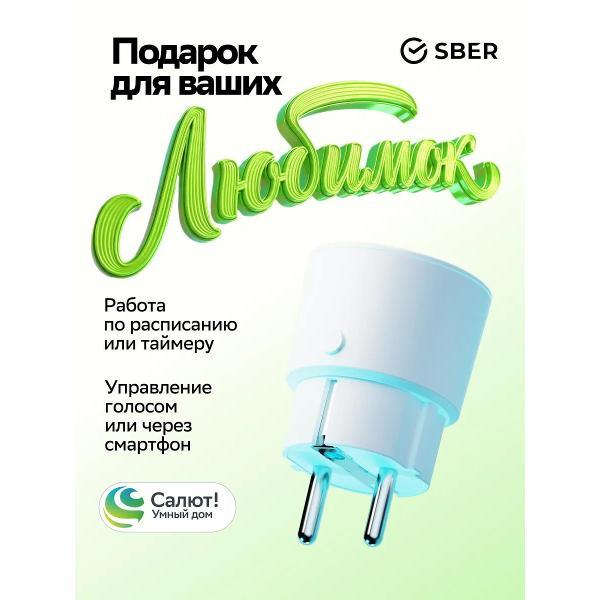 Умная розетка Sber SBDV-00123W