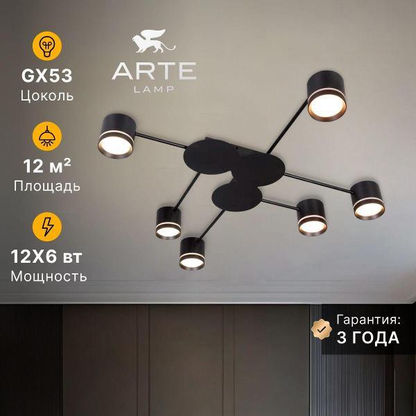 Люстра Arte Lamp Legacy A8024PL-6BK