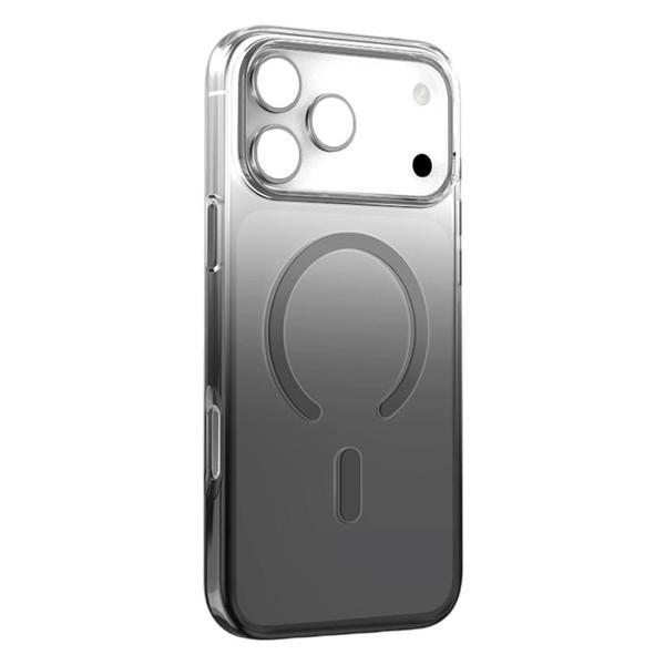 Чехол для смартфона, телефона Keephone Apple iPhone 17 Pro Max Aurora Elite MagSafe Градиентный цвет, который никогда не желтеет Черный