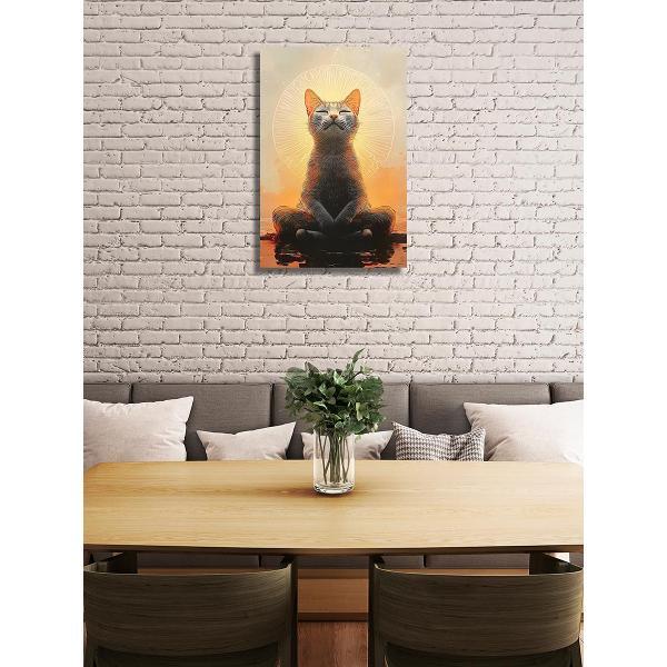 Картина на холсте LOFTime 40Х60 Котик дзен КС-1023-4060
