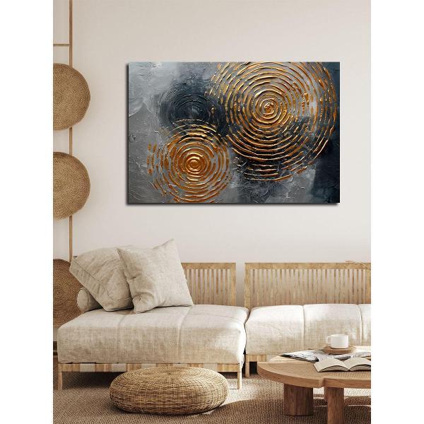 Картина на холсте LOFTime 40Х60 КРУГИ 3D 4 КС-835-4060