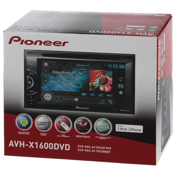  Pioneer Avh X1600dvd  -  8