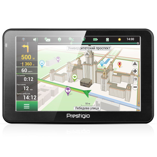 Портативный GPS-навигатор Prestigio