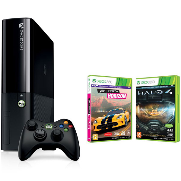 Игровая приставка Xbox 360 Microsoft E 250GB+Forza Horizon+Halo 4 GotY Ed. (N2V-00121) 
