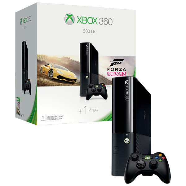 Игровая приставка Xbox 360 Microsoft 500GB + игра Forza Horizon 2 (3M4-00043) 
