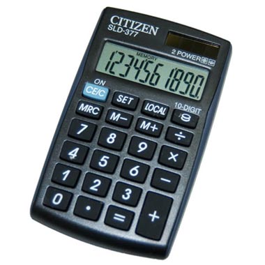 Калькулятор Citizen SLD-377