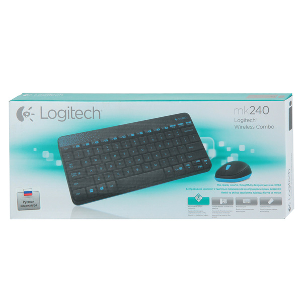 Комплект клавиатура+мышь Logitech