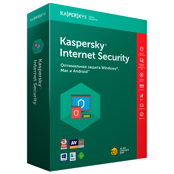 Антивирус Kaspersky IS 1 уст/1 год М.Видео