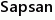 Sapsan