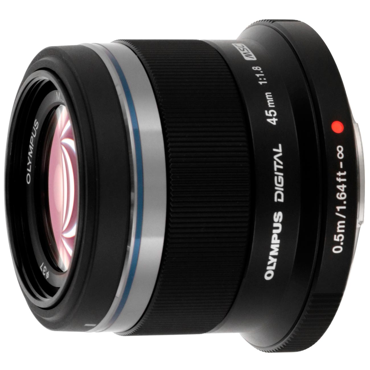 Объектив Olympus M.Zuiko Digital 45мм 1:1.8 черный фото