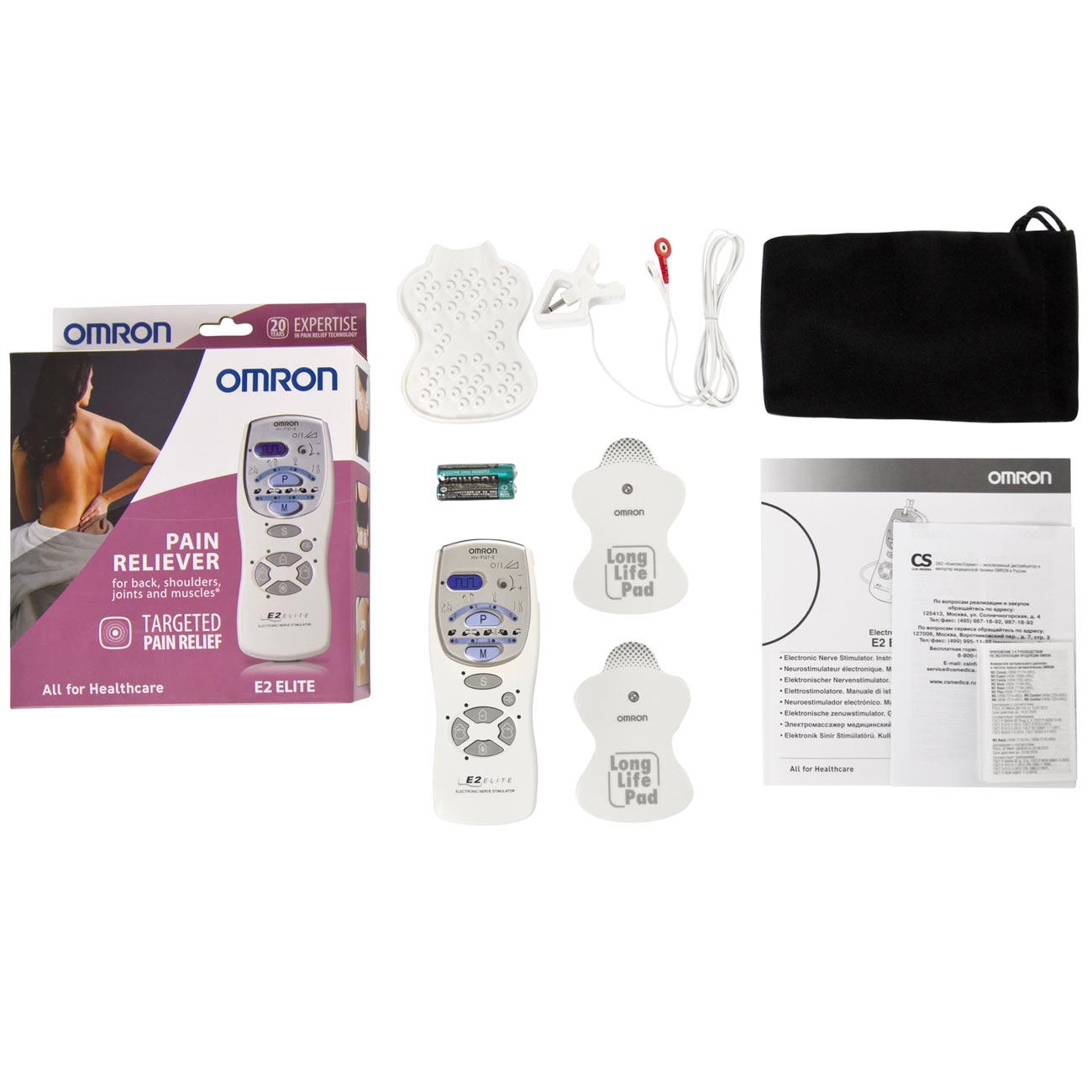 Миостимулятор OMRON E2 Elite (HV-F127-E)